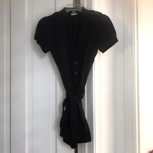 1 black soft cotton shorts with short sleeved jumper